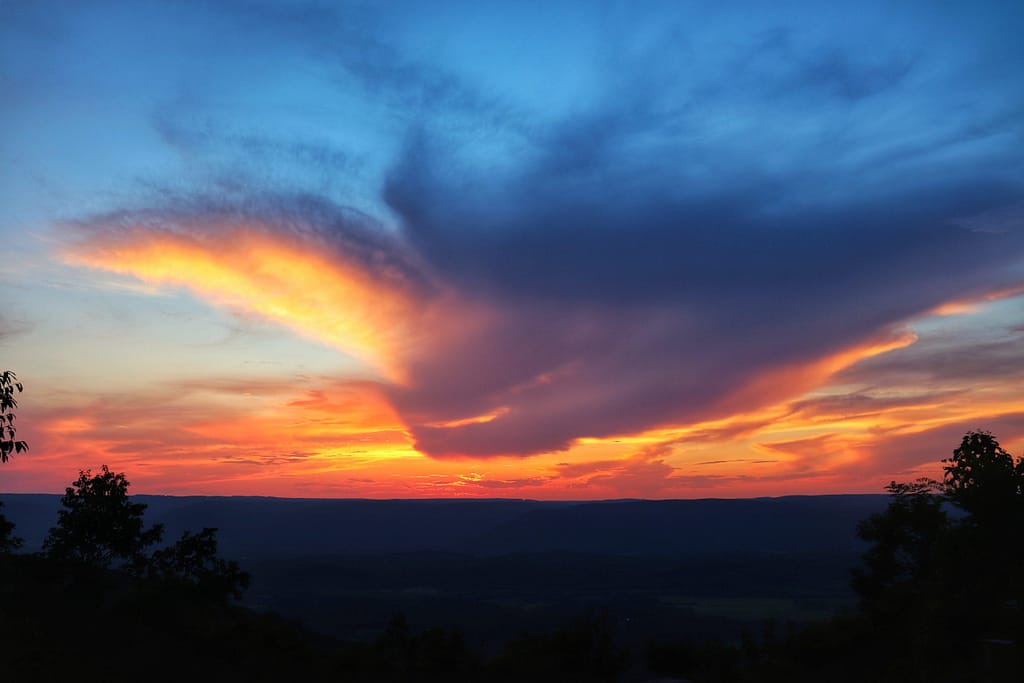 signal mountain sunset